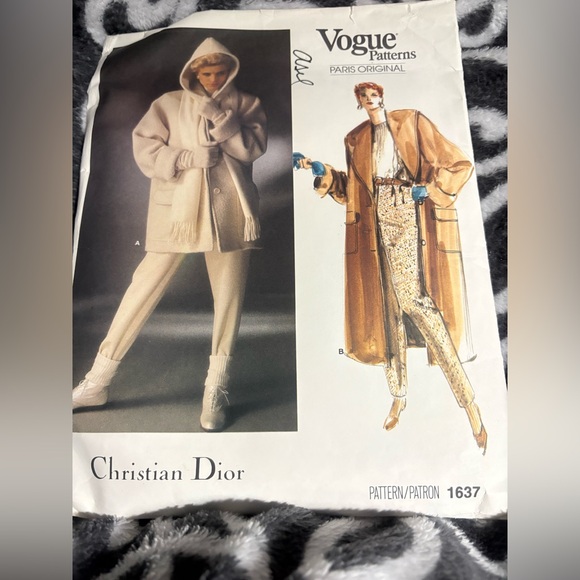 Dior Jackets & Blazers - Christian Dior Coat and Pants Sewing Pattern